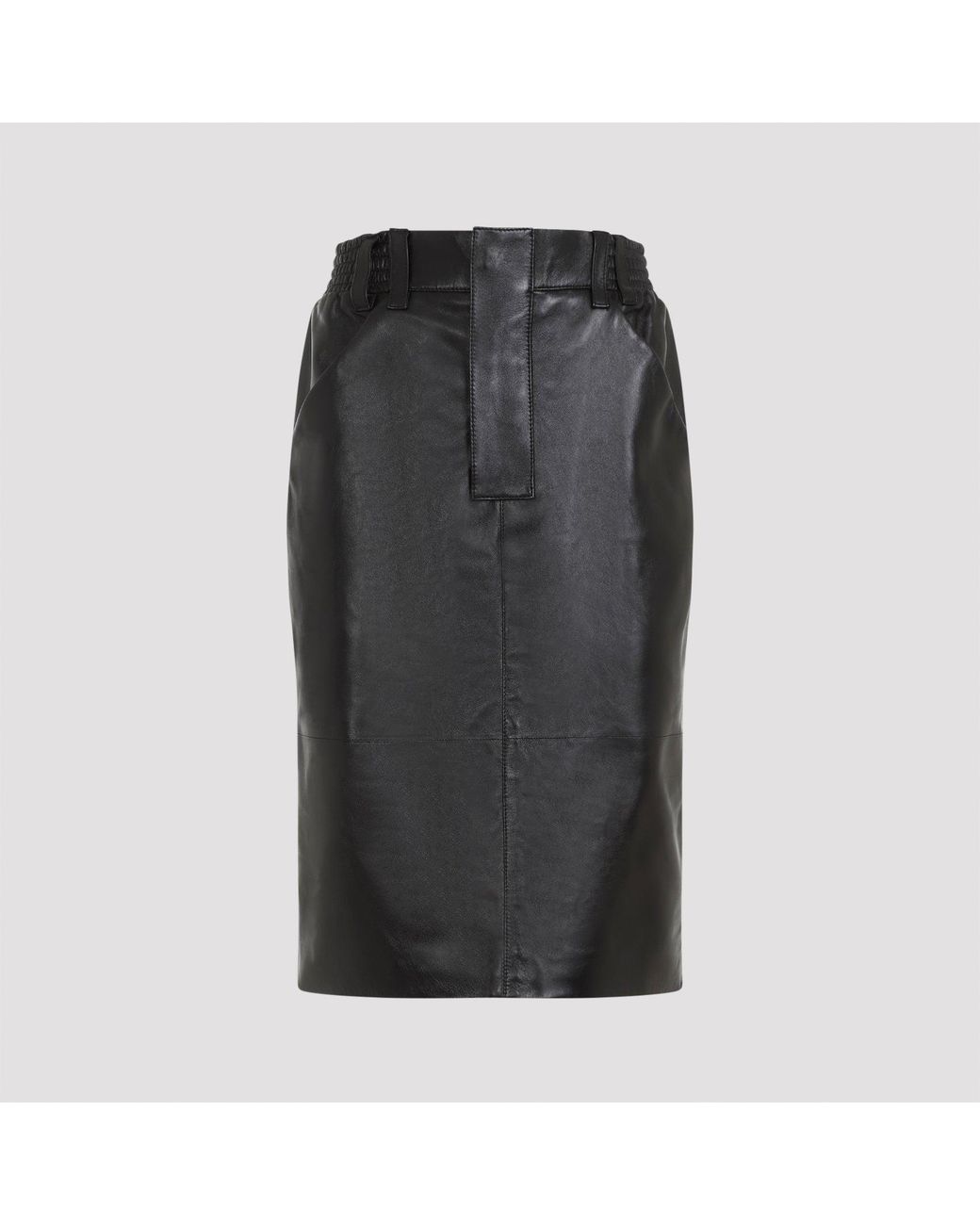 Saint Laurent Black Midi Skirt