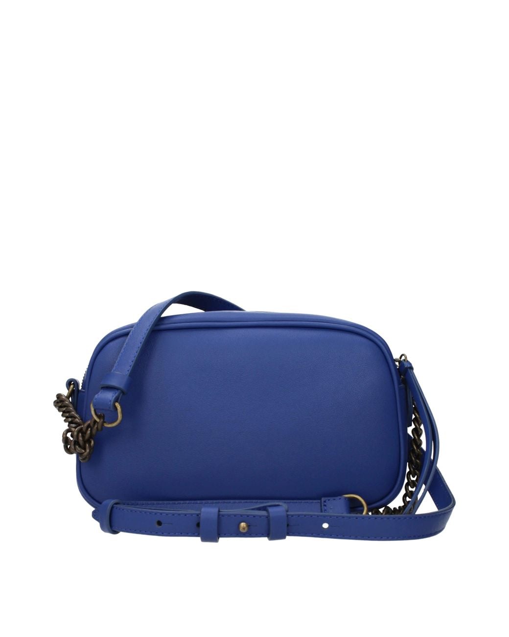 Roberto Cavalli Blue Crossbody Bags/Denim Leather