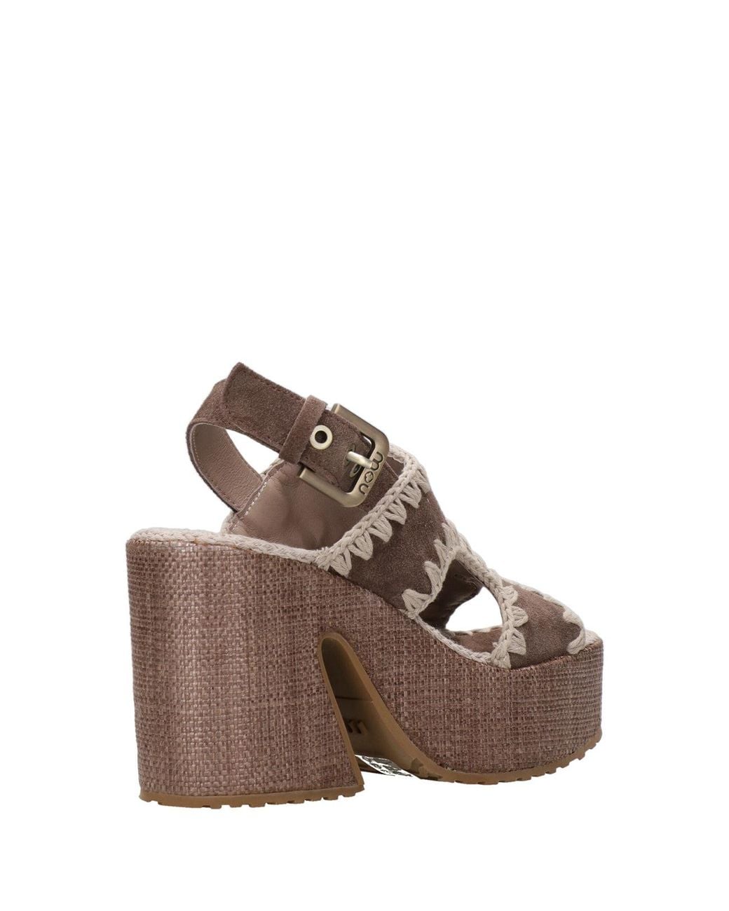 Mou Brown Sandals