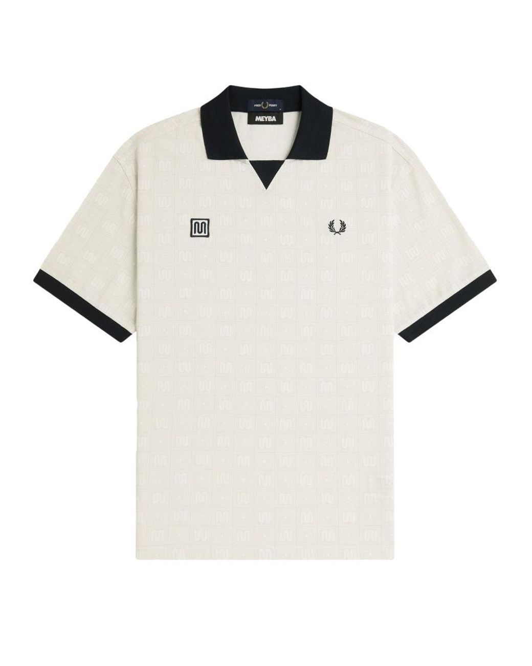 Fred Perry White Polo Con Logo