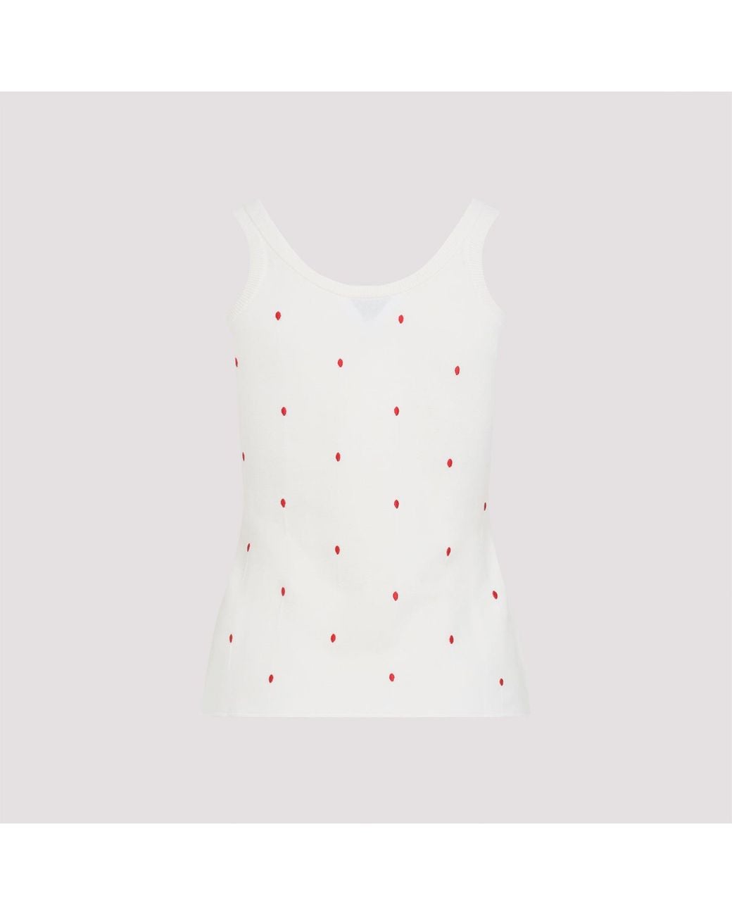 Bottega Veneta White Tank Top