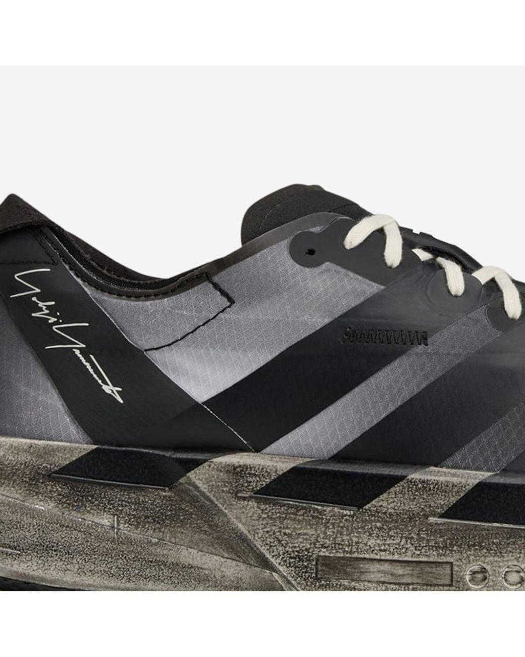 Y-3 Black Mini Printo 4 Sneaker