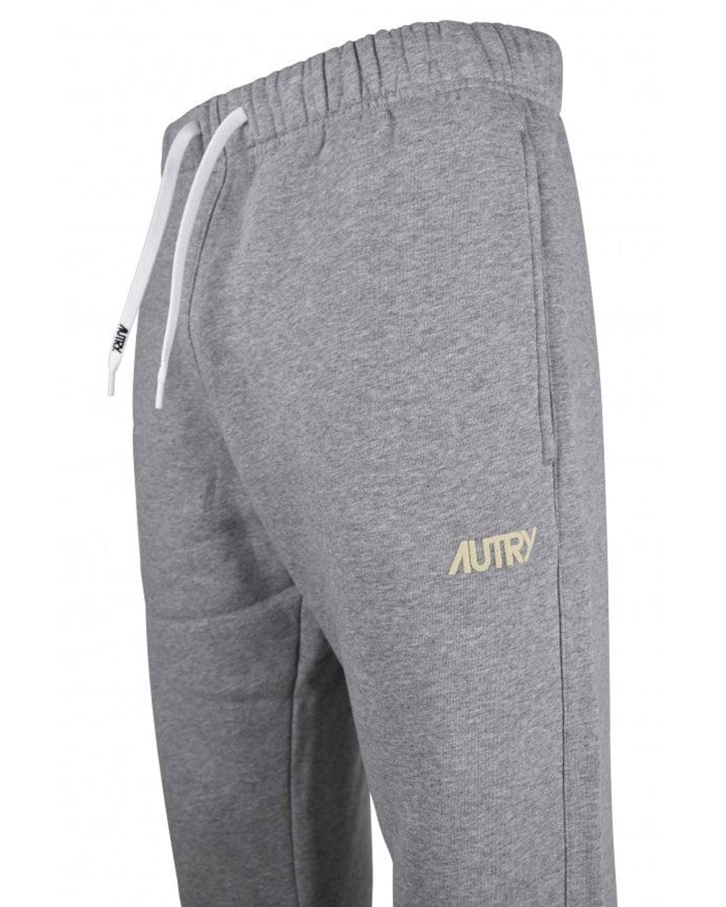 Autry Gray Light Jogging Pants With Elasticated Waist