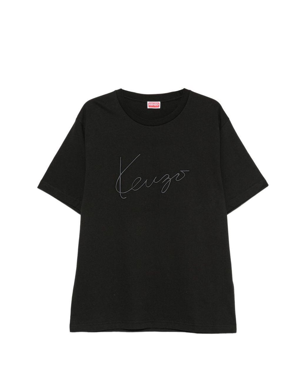 KENZO Black Gots Cotton T Shirt