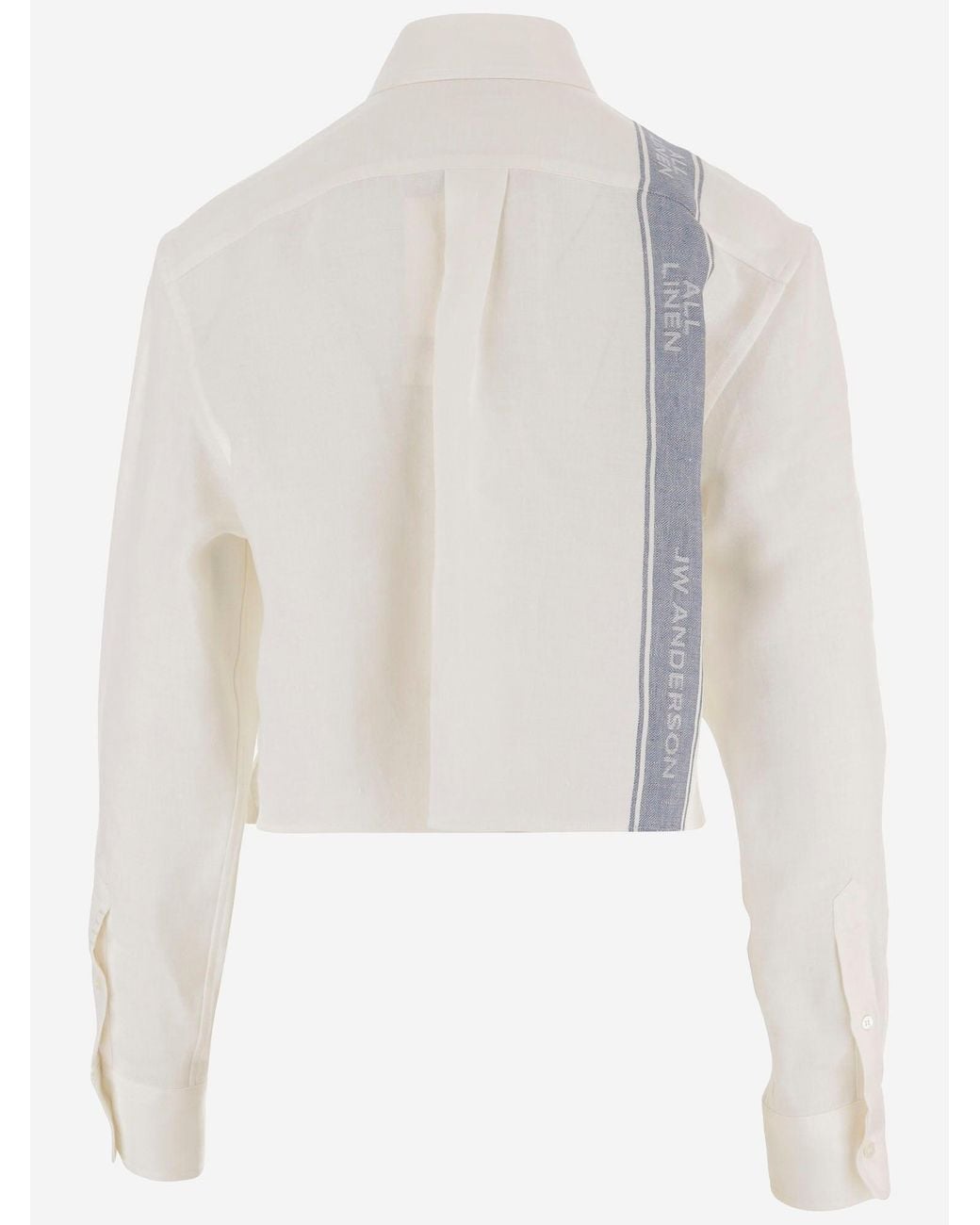 J.W. Anderson White Linen Shirt