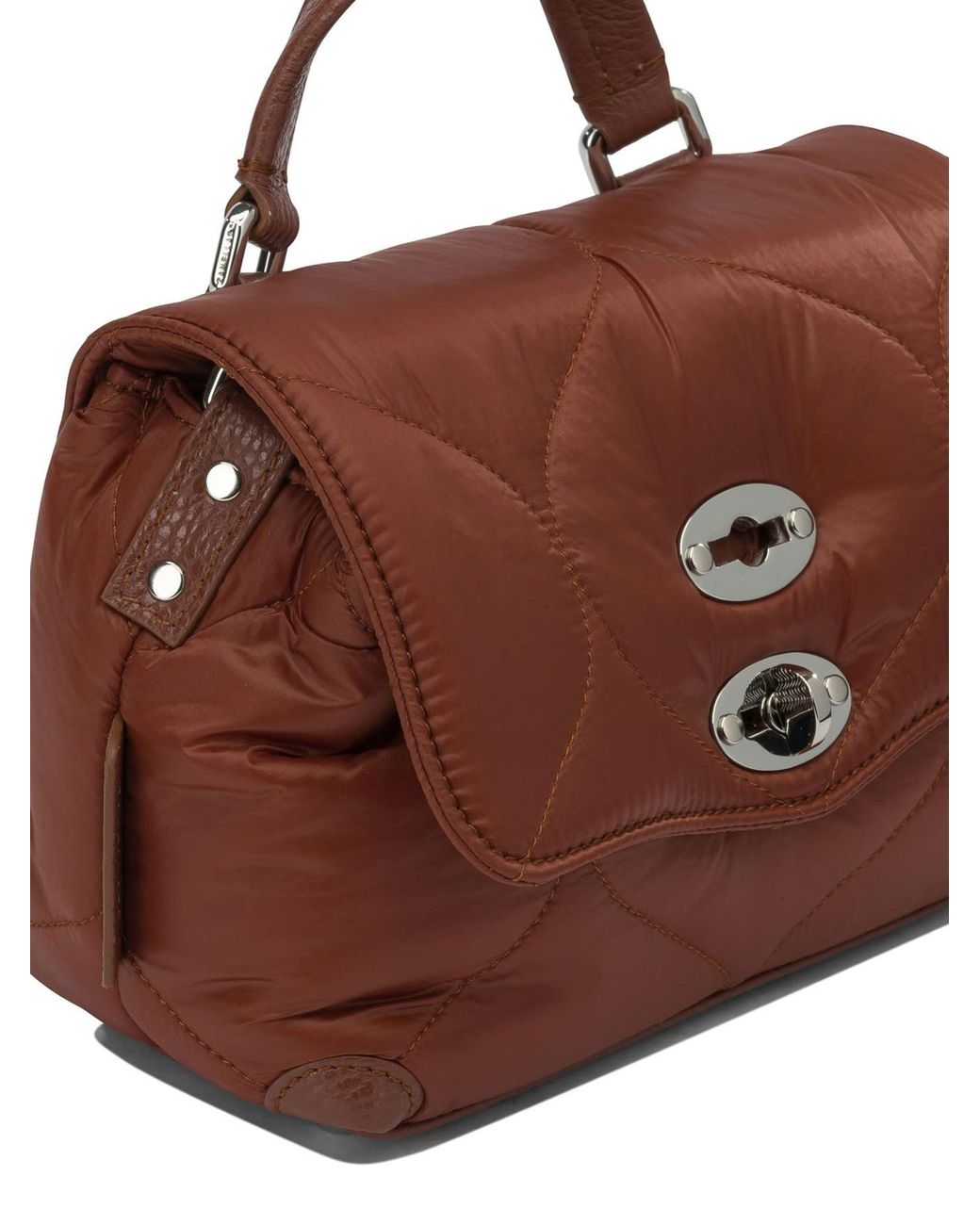Zanellato Brown "Postina Lunaria" Small Handbag