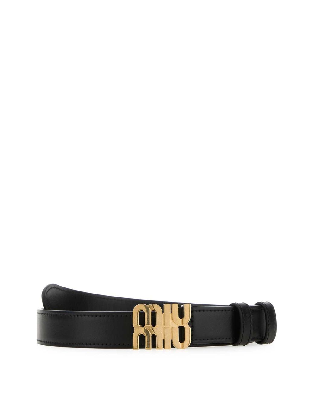 Miu Miu Black Cinture City Calf