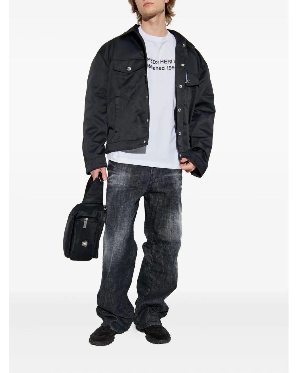 DSquared² Blue Pants 5 Pockets for men