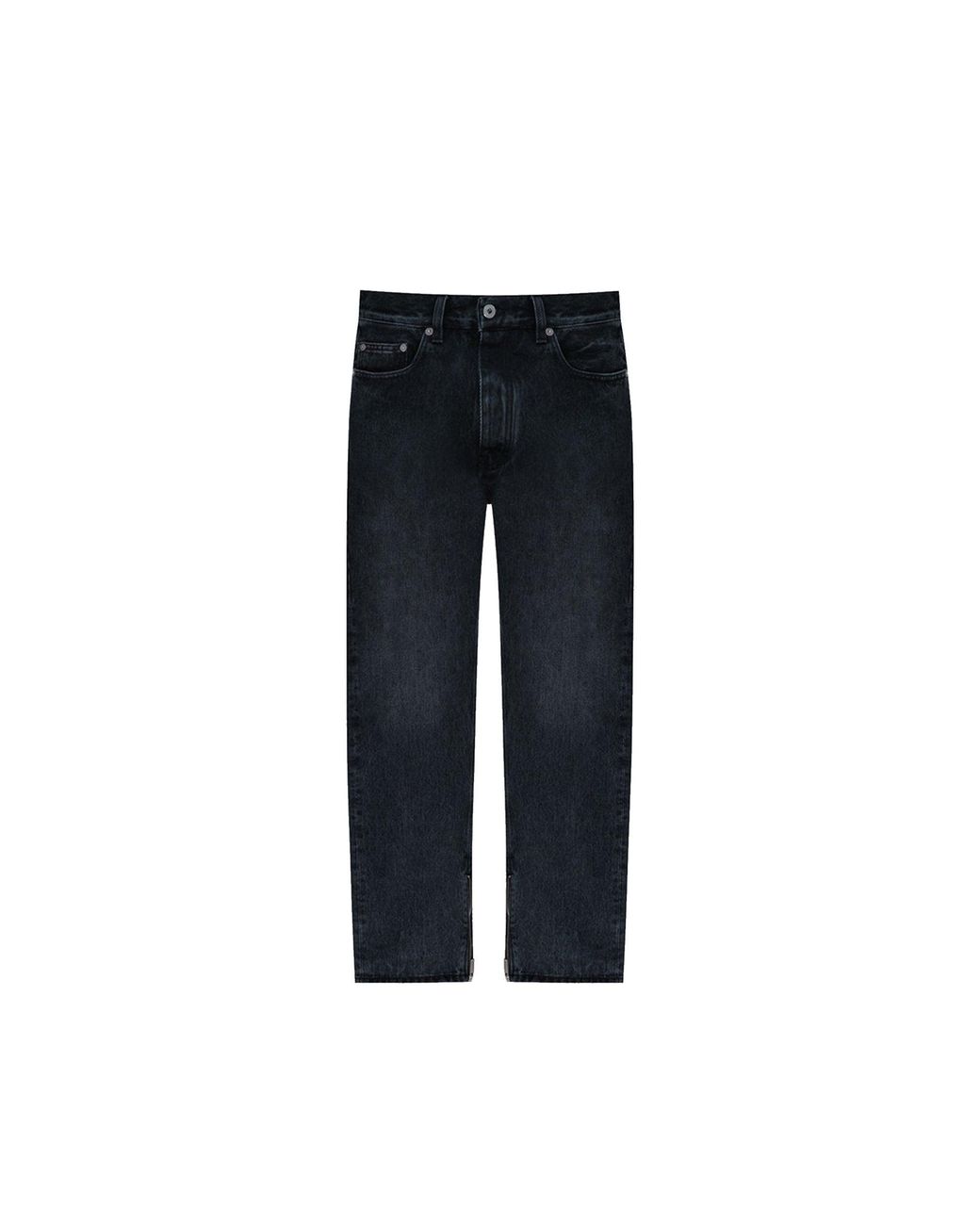 Off-White c/o Virgil Abloh Black Washed Denim Jeans for men