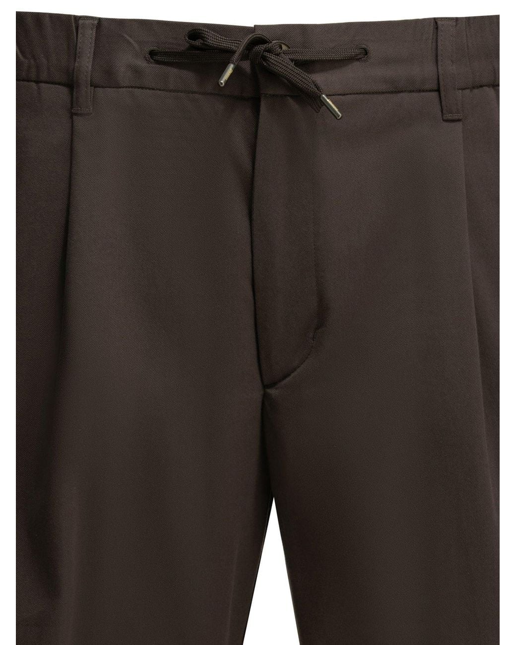 Herno Gray Cotton Cargo Shorts