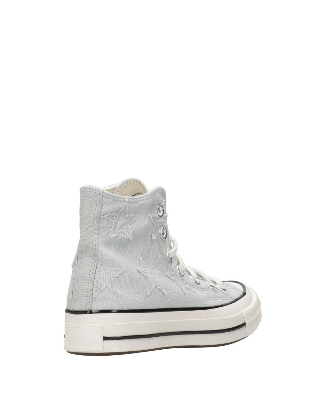 Converse White Sneakers Hellblau