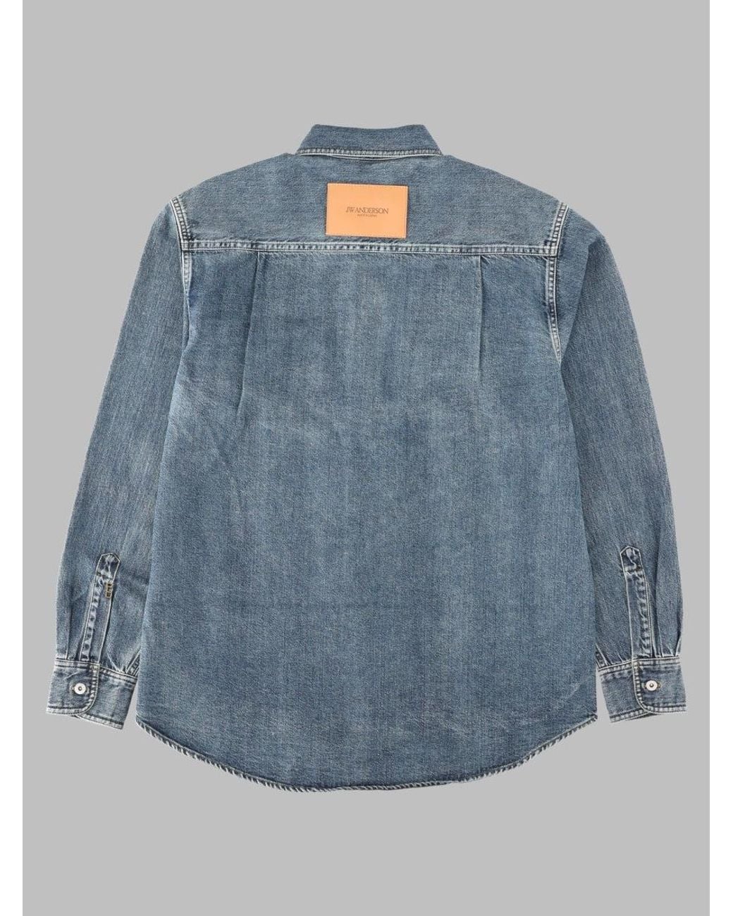 J.W. Anderson Blue 100% Cotton Shirt