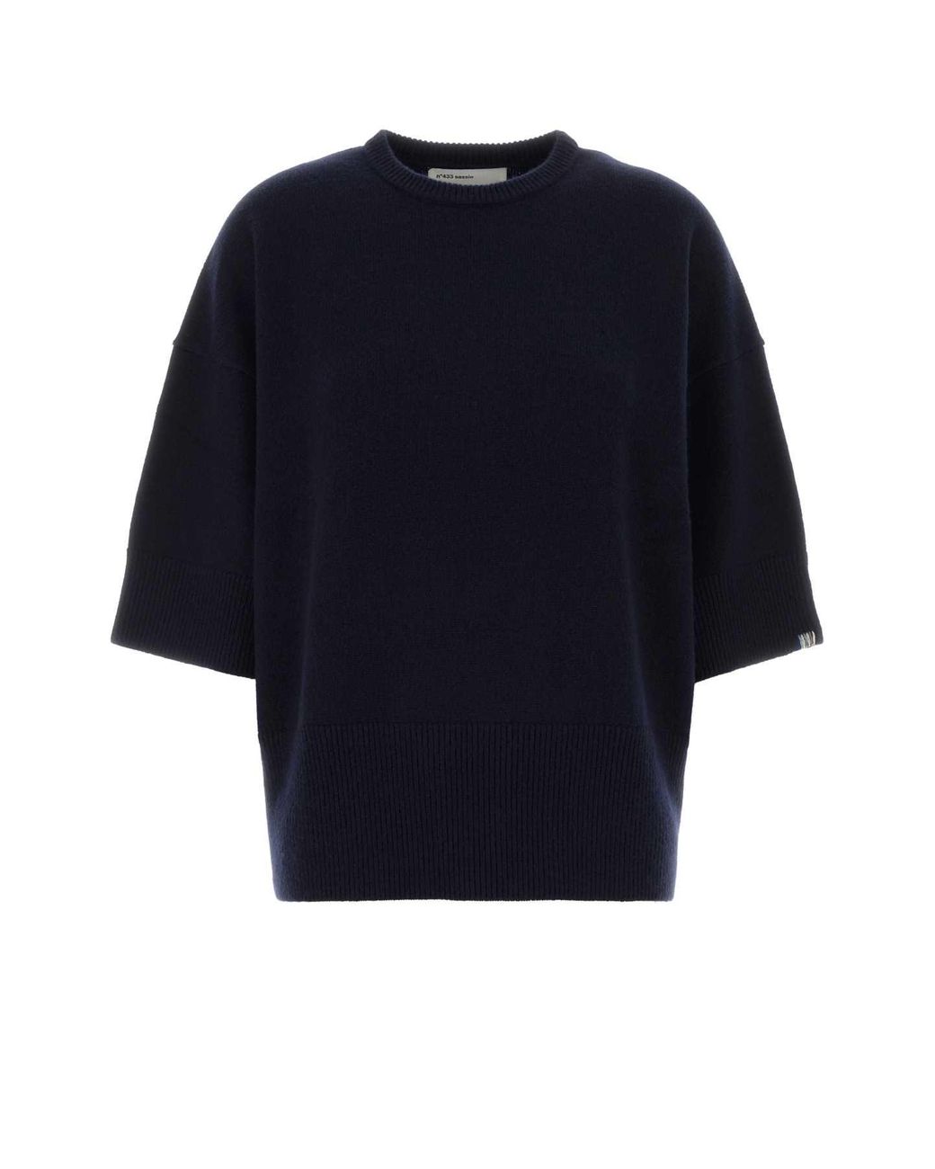 Extreme Cashmere Blue Cashmere Sweater No. 433