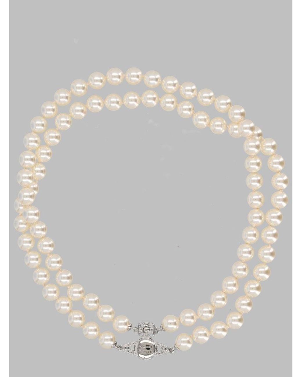 Vivienne Westwood Metallic Signature Orb Pendant Necklace