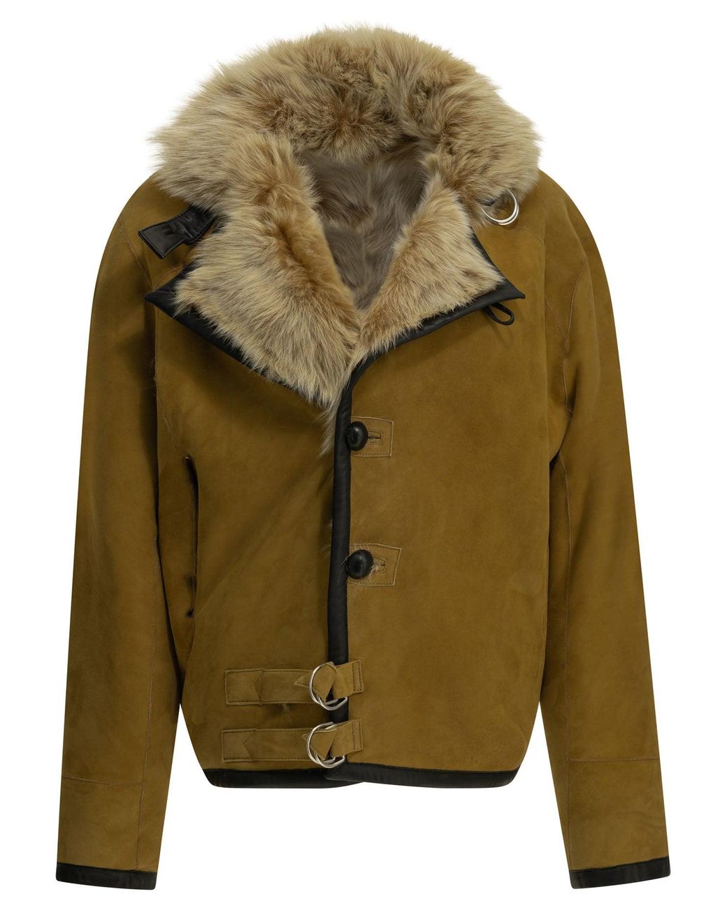 Isabel Marant Green "Roama" Shearling Jacket
