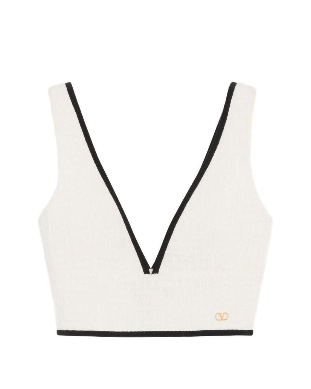 Valentino Natural Cotton Tank Top