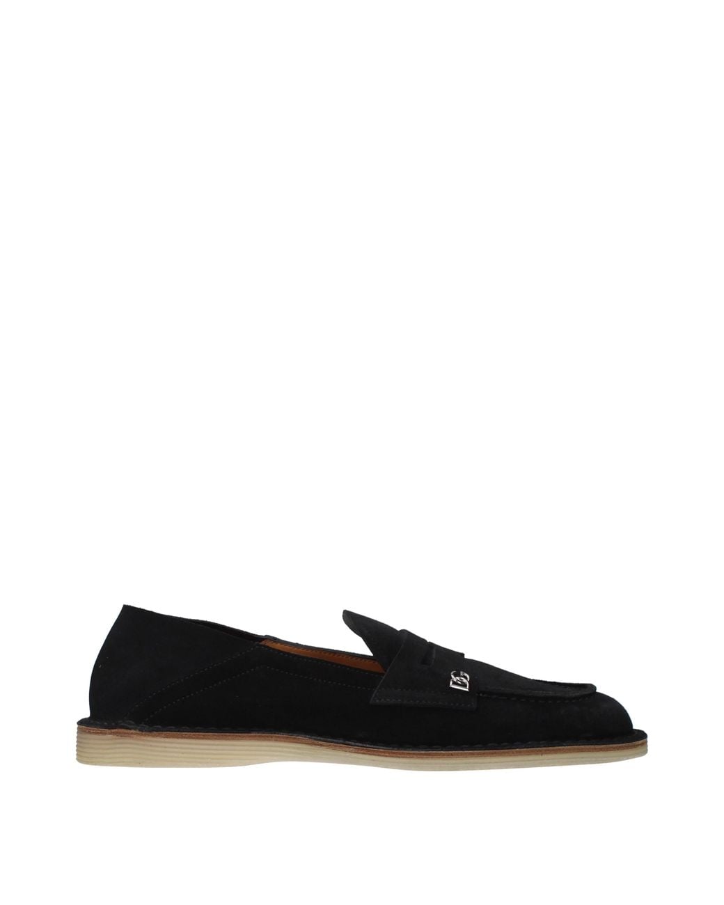 Dolce & Gabbana Black Loafers Suede