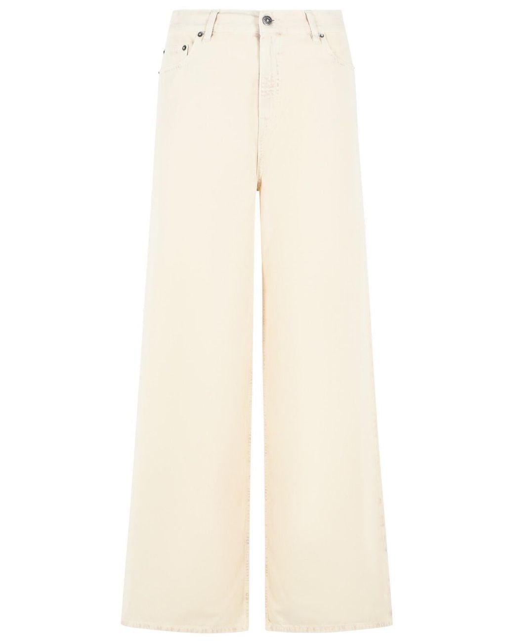 Golden Goose Deluxe Brand Natural 'Melody' Cotton Patalone