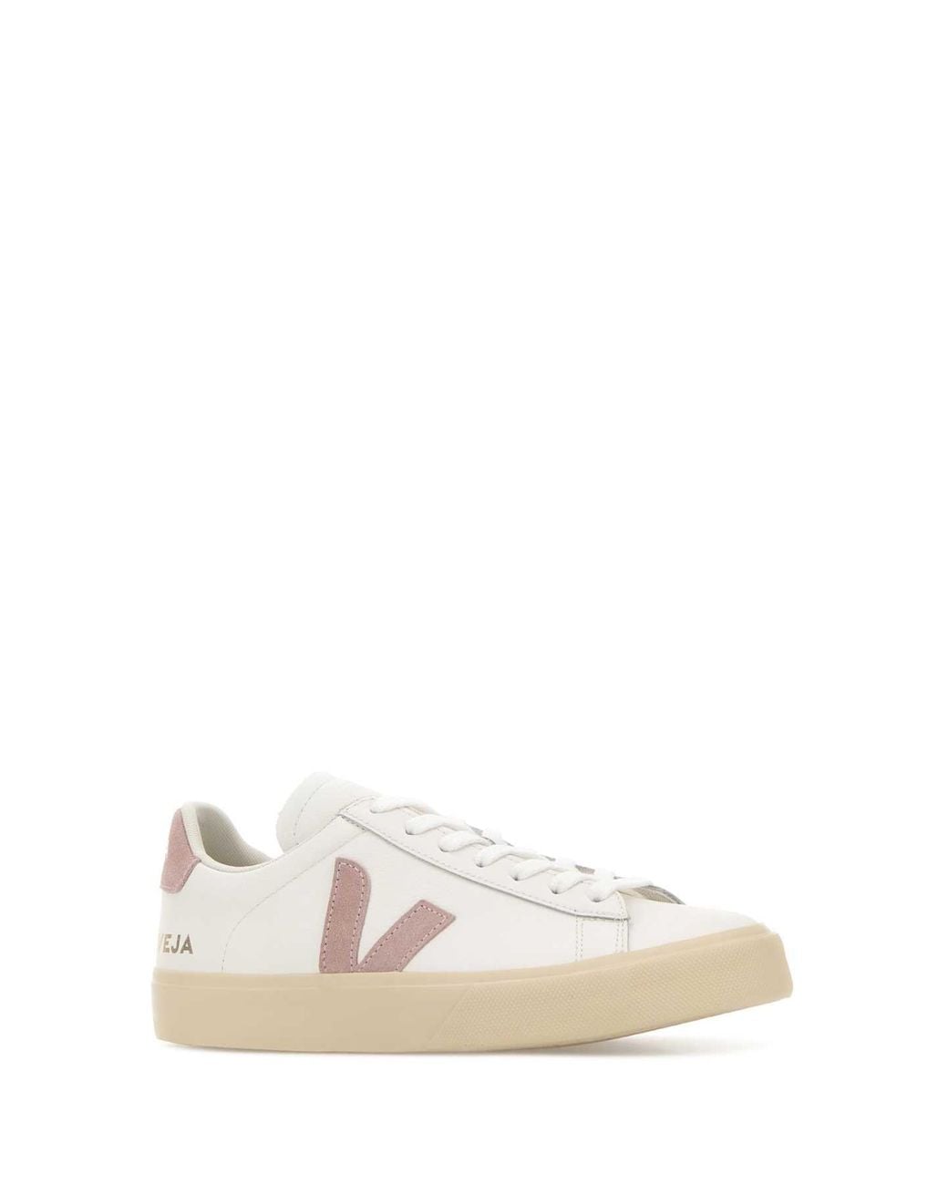 Veja White Leather Campo Sneakers