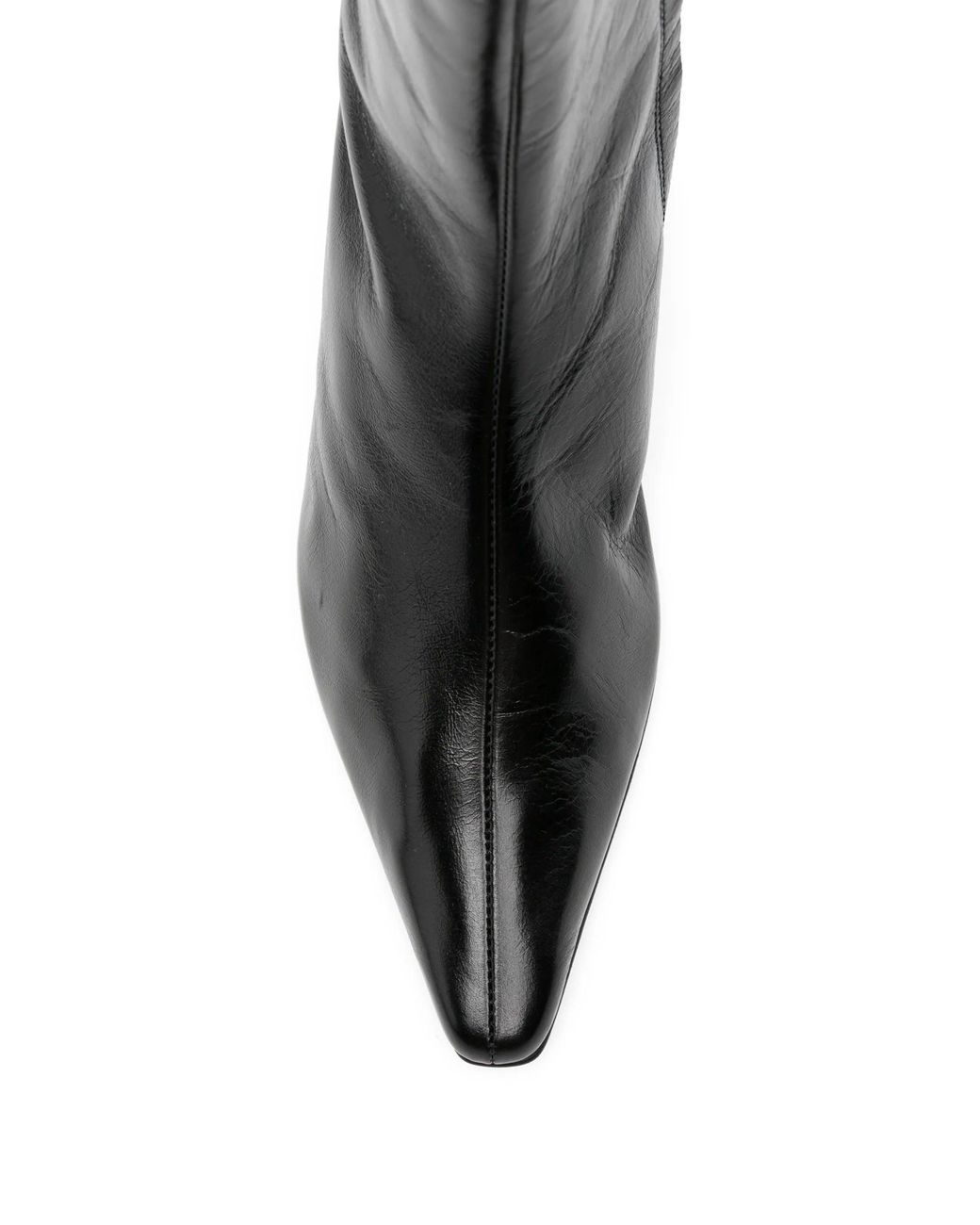 Alohas Black Ambar Rift Leather Ankle Boots