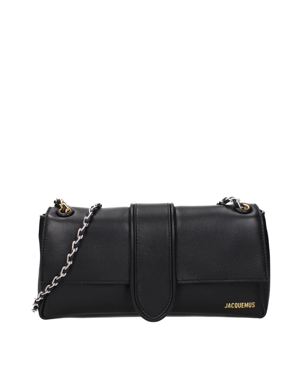 Jacquemus Black Shoulder Bag Bambino Leather