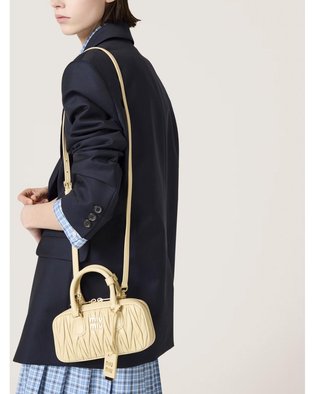 Miu Miu Metallic Arcadie Tote Bag