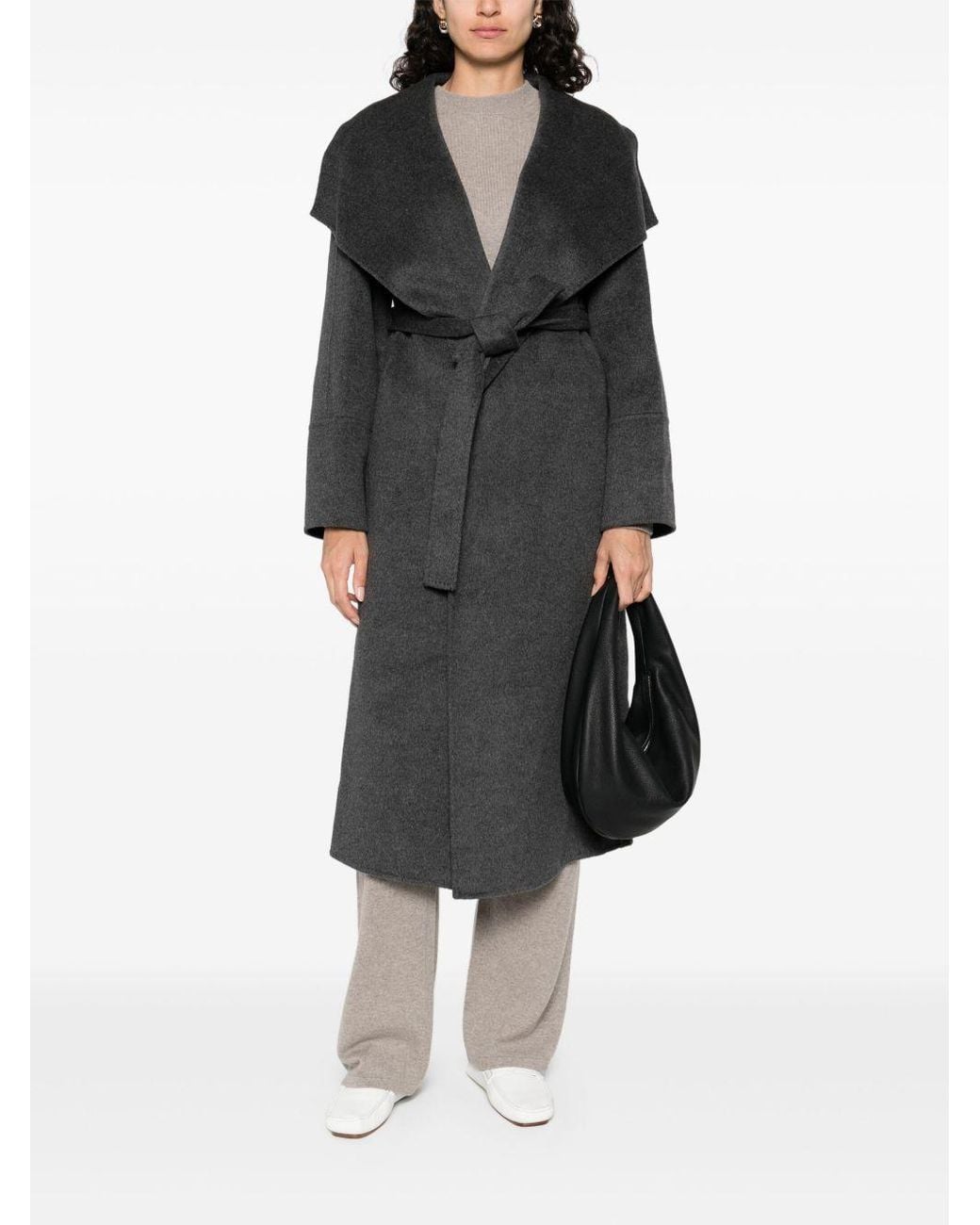 Soft Goat Gray Wool Coat
