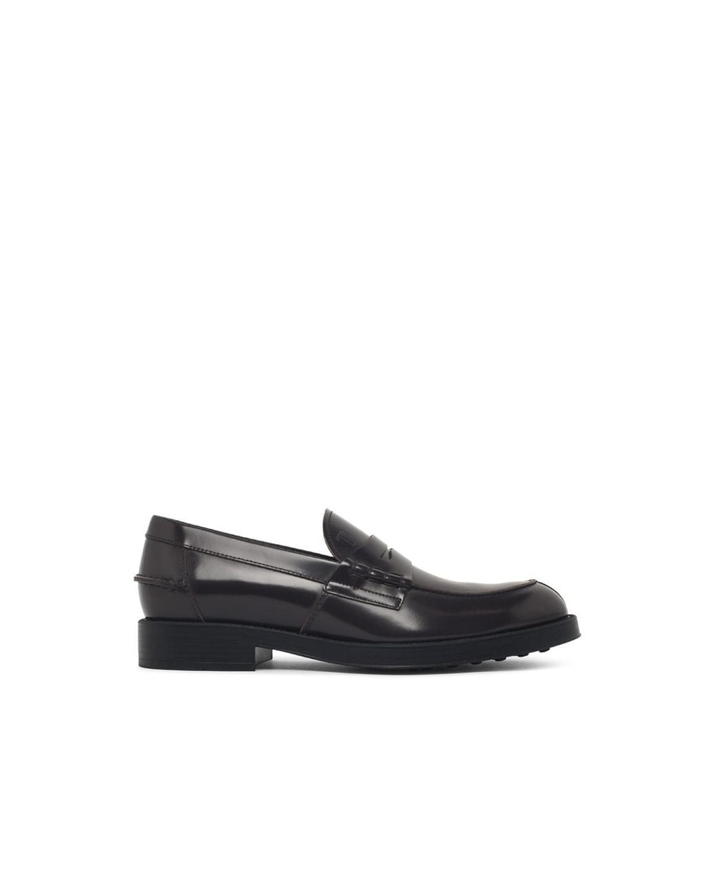 Tod's White Lear Loafers