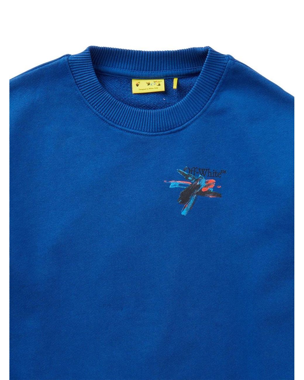 Off-White c/o Virgil Abloh Blue Arrowacryliccrewneck