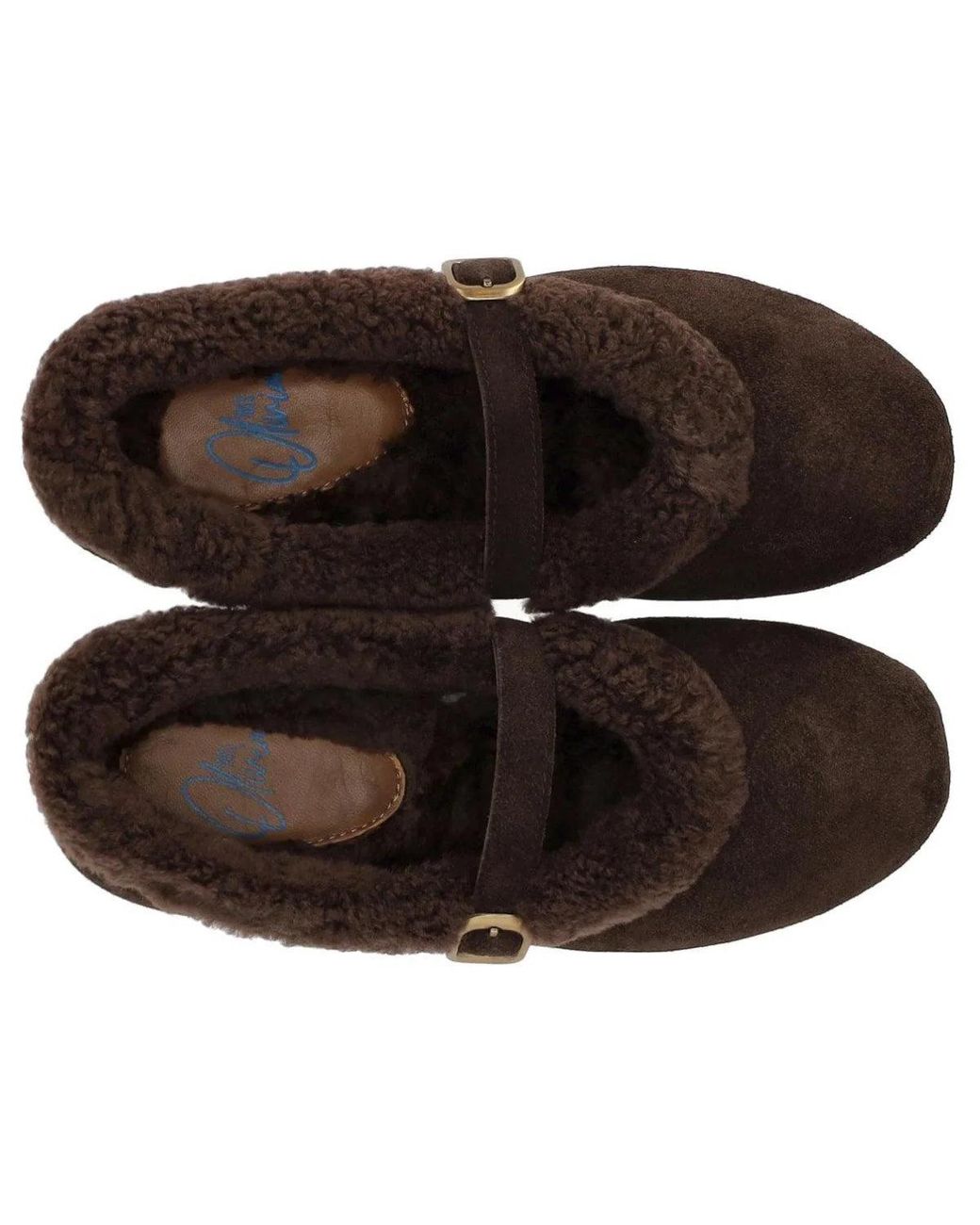 MISS OLIVIA Brown Lou Ballet Flat Shoe