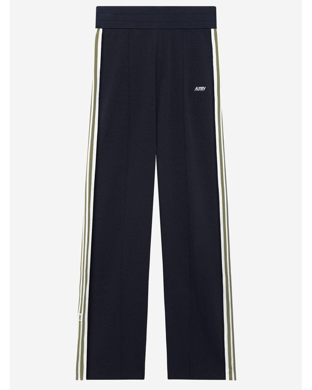 Autry Viscose Gebreide joggingbroek in het Blue