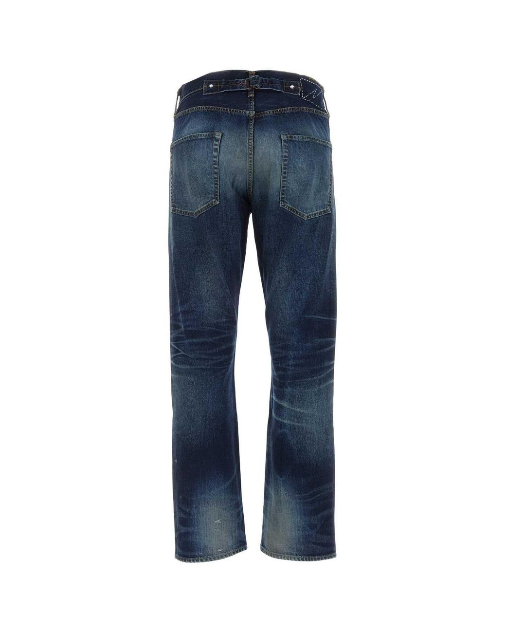 Visvim Blue Dark Denim Jeans for men