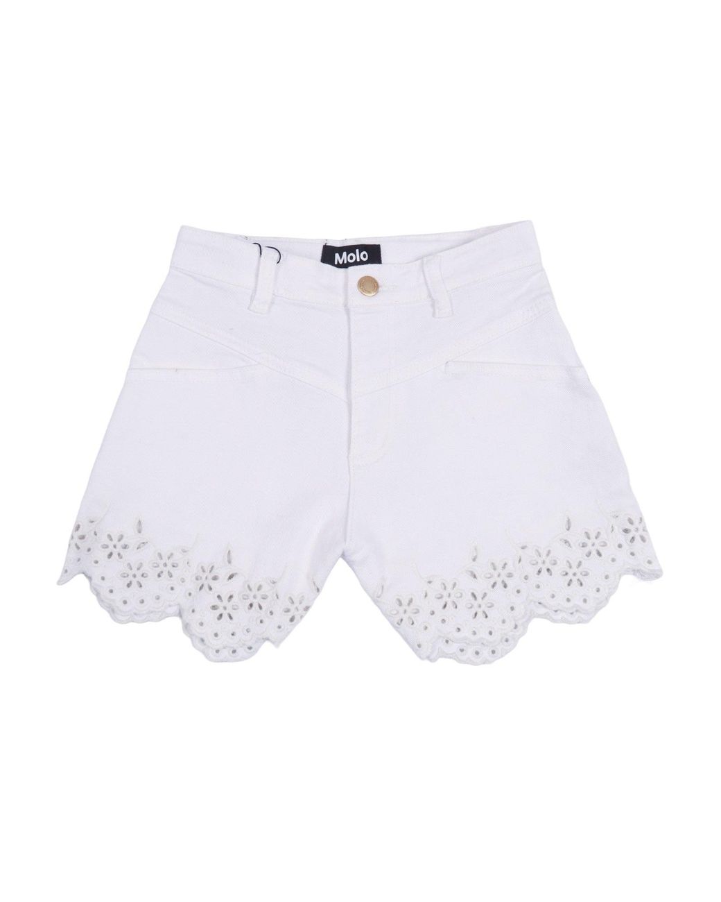 Molo White Adalyn Shorts S for men