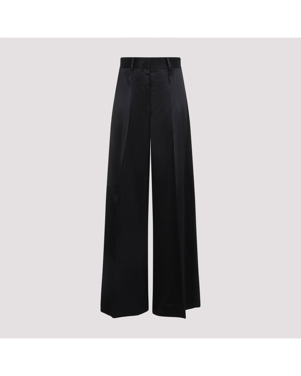 Jil Sander Wide Trousers in het Black