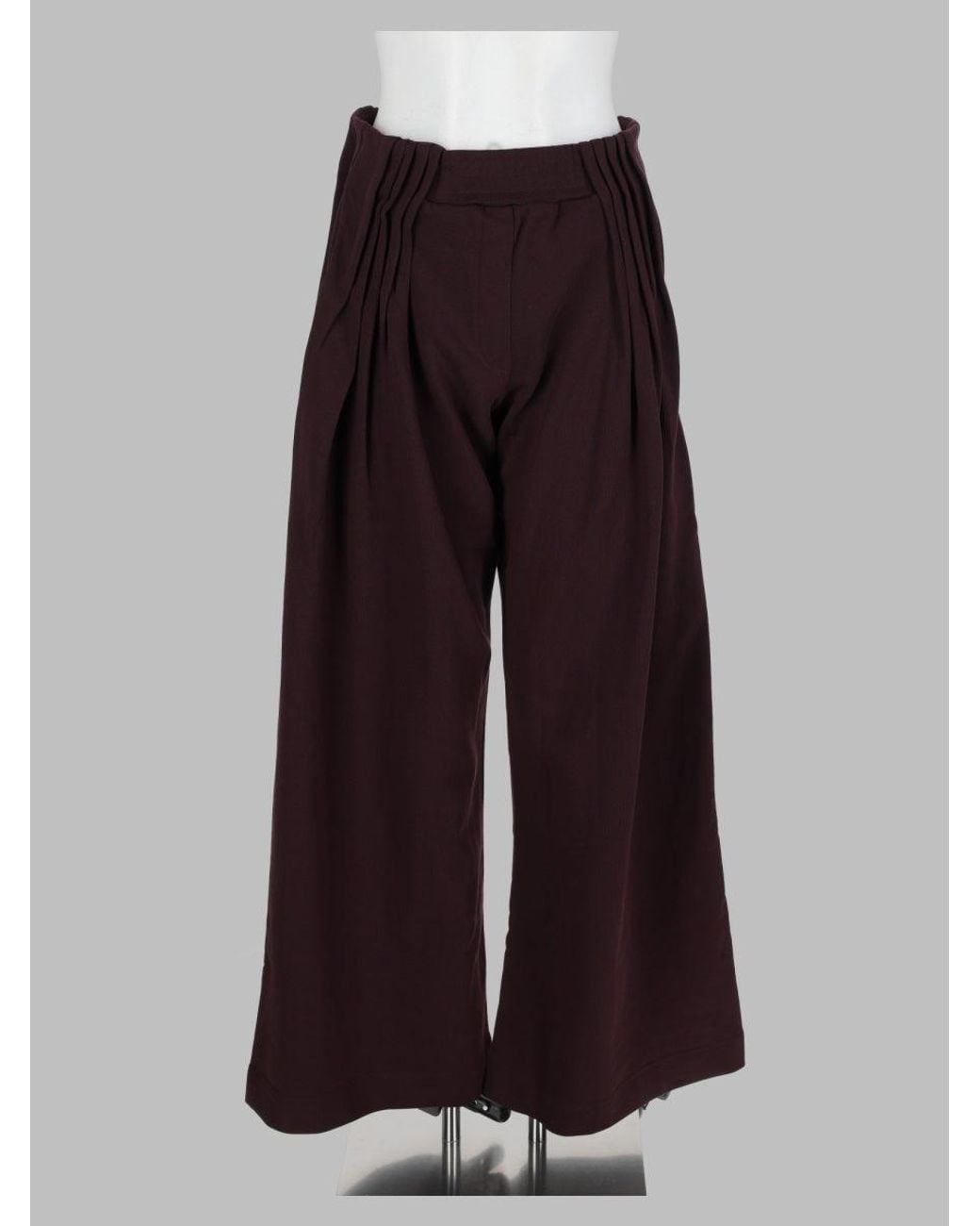 Dries Van Noten Red Trousers