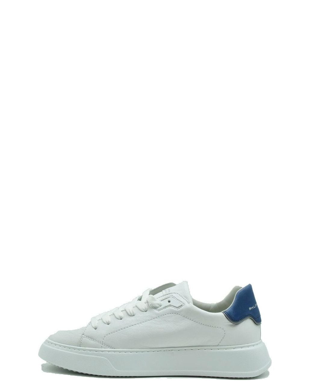 Philippe Model White Leather Sneakers for men