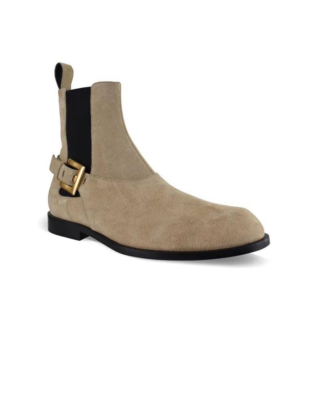 Balmain White Anthem Chelsea Boots