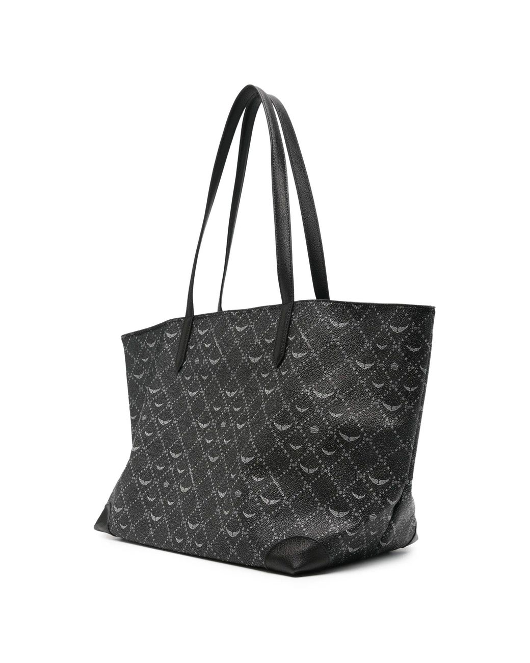 Zadig & Voltaire Black Z Shopper Xl Monogram
