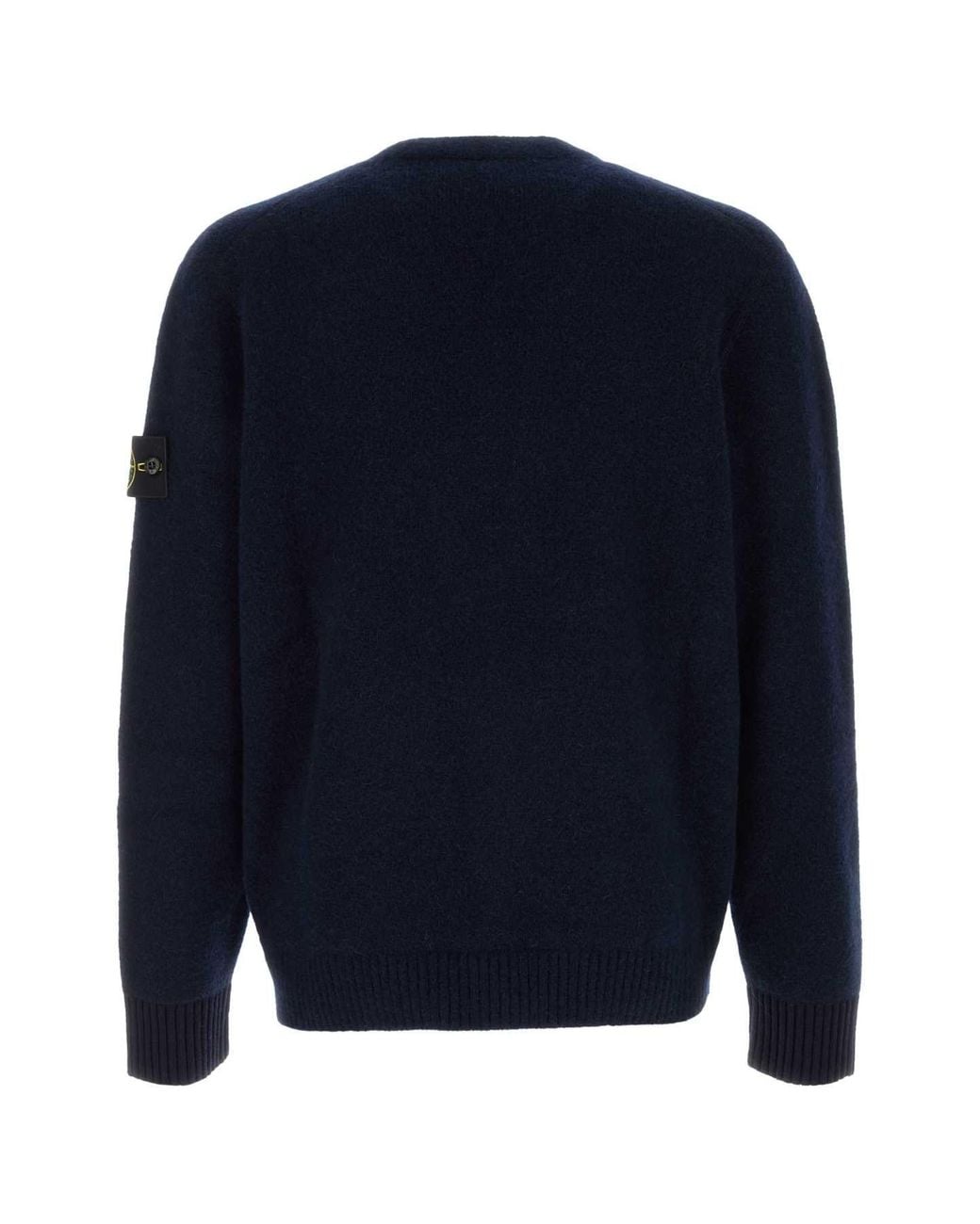 Stone Island Blue V Neck Cardigan