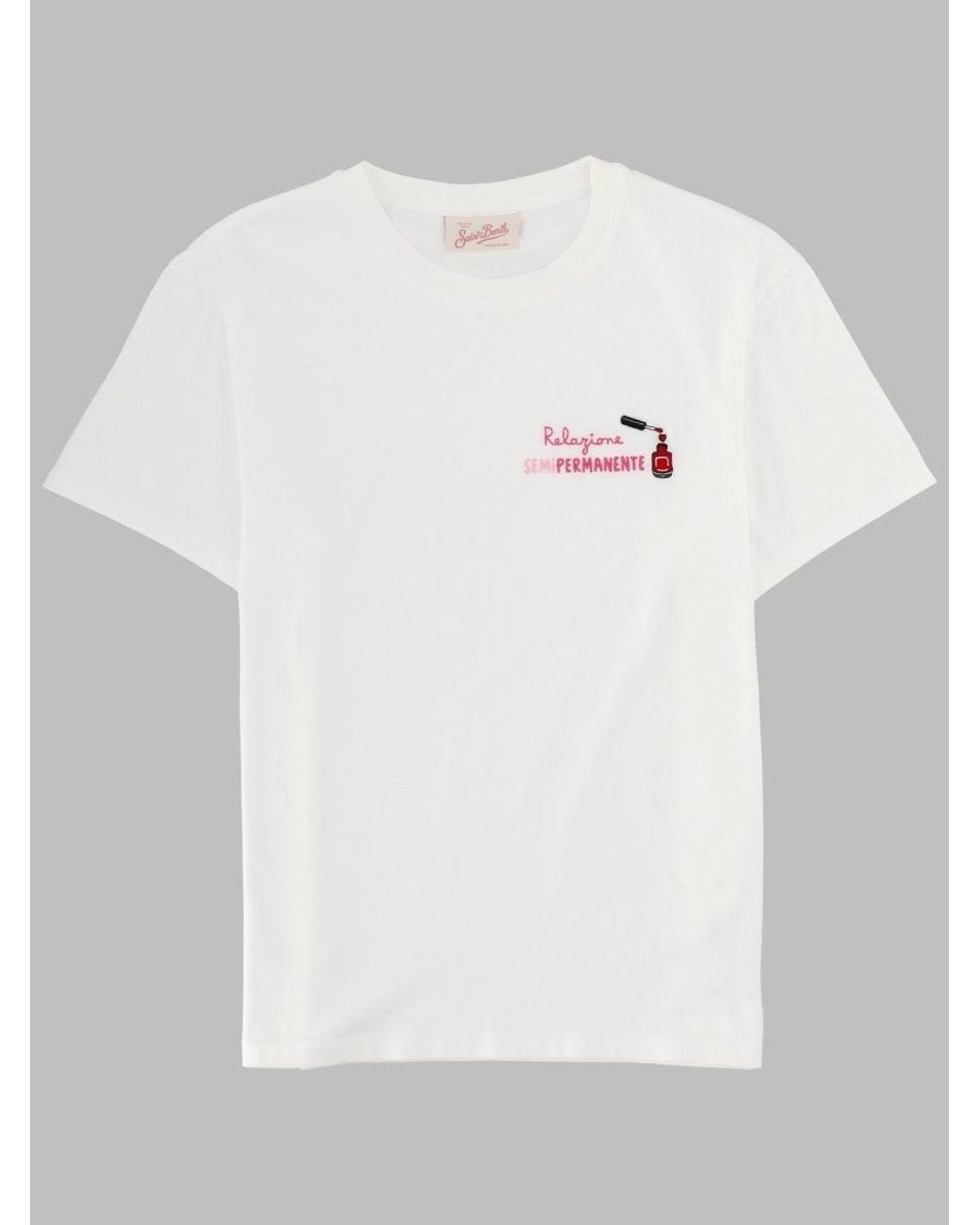 Mc2 Saint Barth White T-Shirt "Emilie"