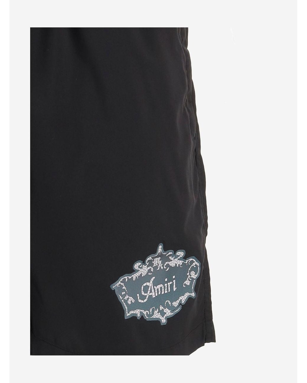 Amiri Black Technical Fabric Swimsuit for men