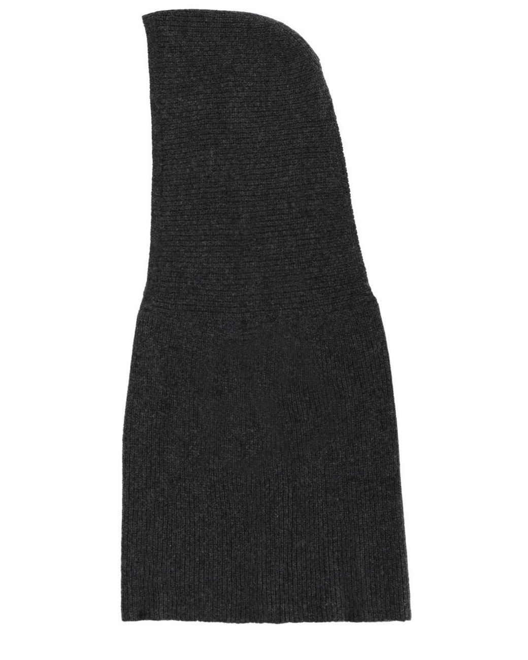 Alysi Black Knitted Hood