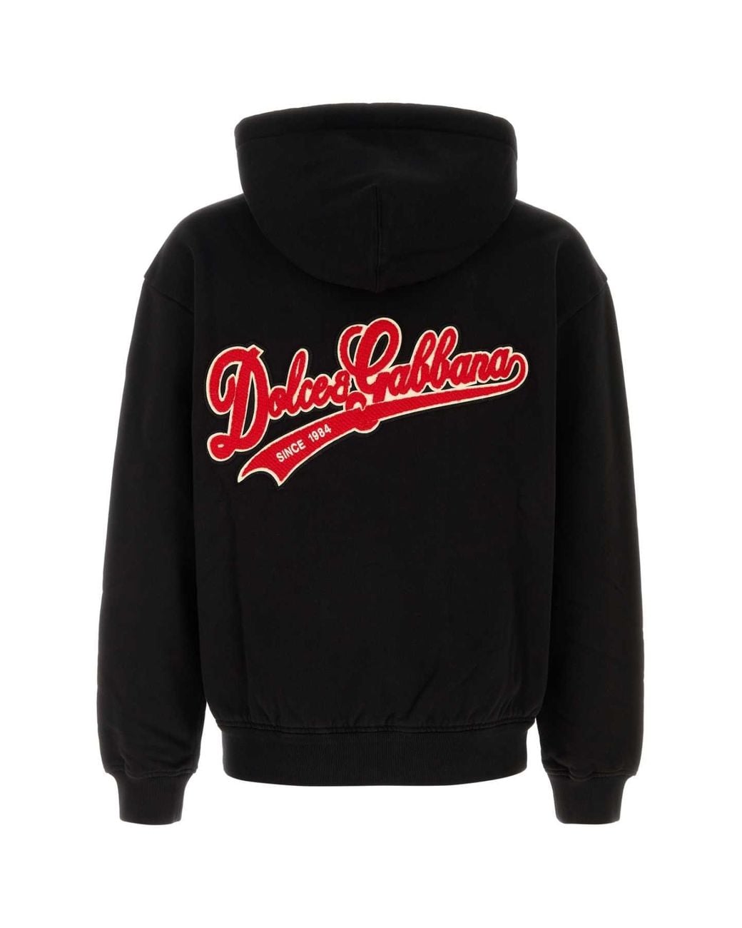 Dolce & Gabbana Black Regular Hoodie for men