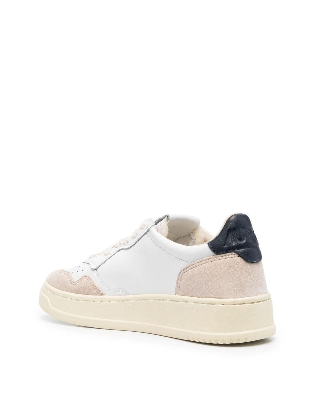 Autry White Medialist Low Sneakers