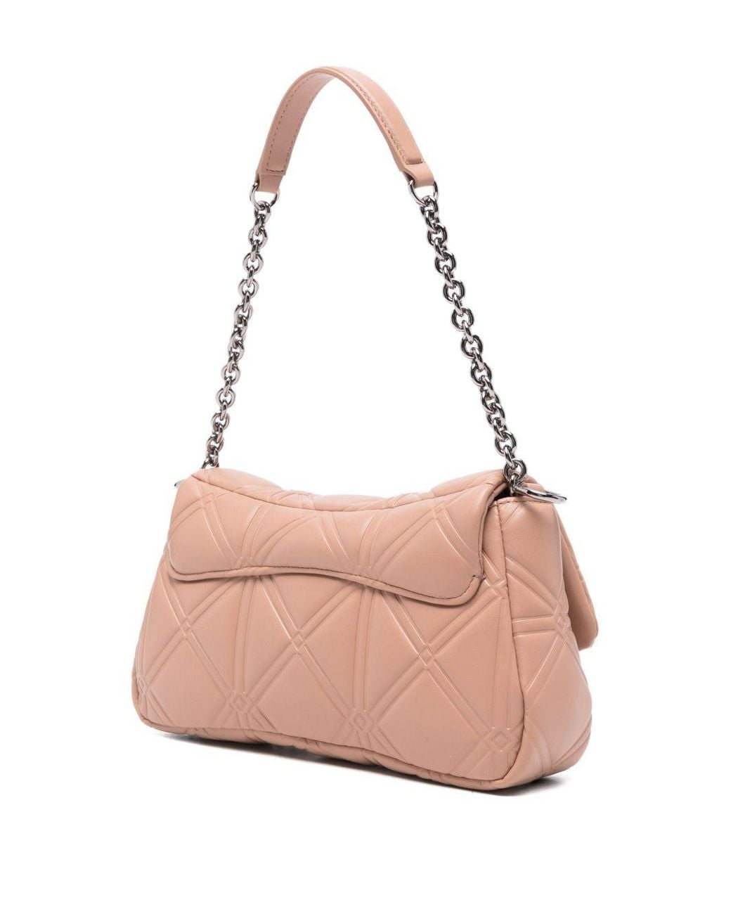 Emporio Armani Pink Medium Leather Shoulder Bag