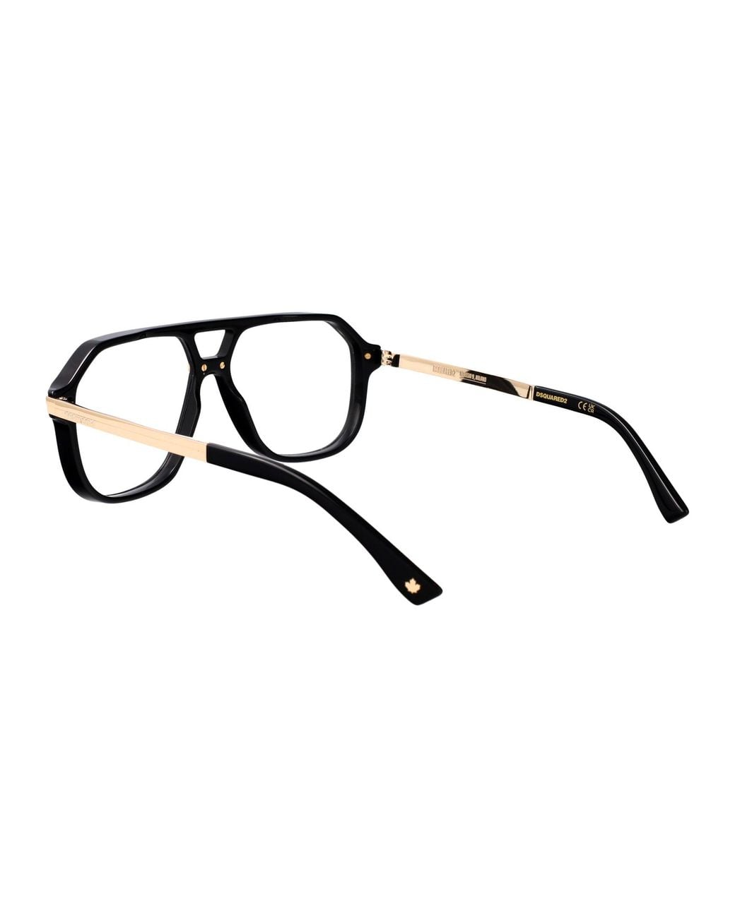DSquared² Black Metal Glasses for men
