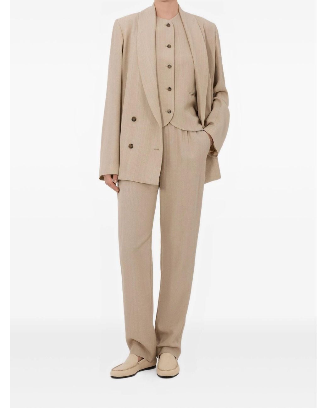 Loulou de Saison Natural Minka Tailored Jacket