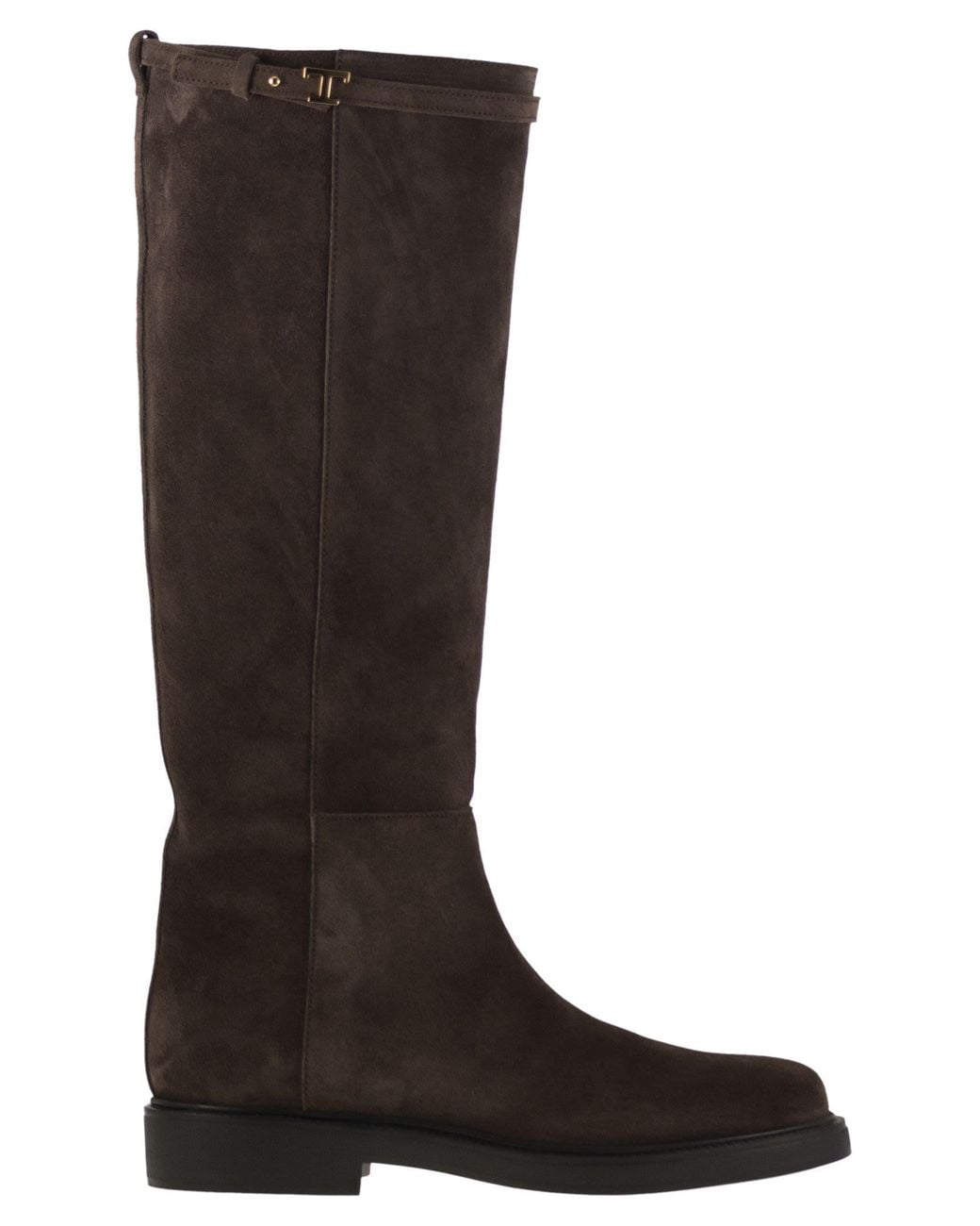 Tod's Brown Suede Leather Boot