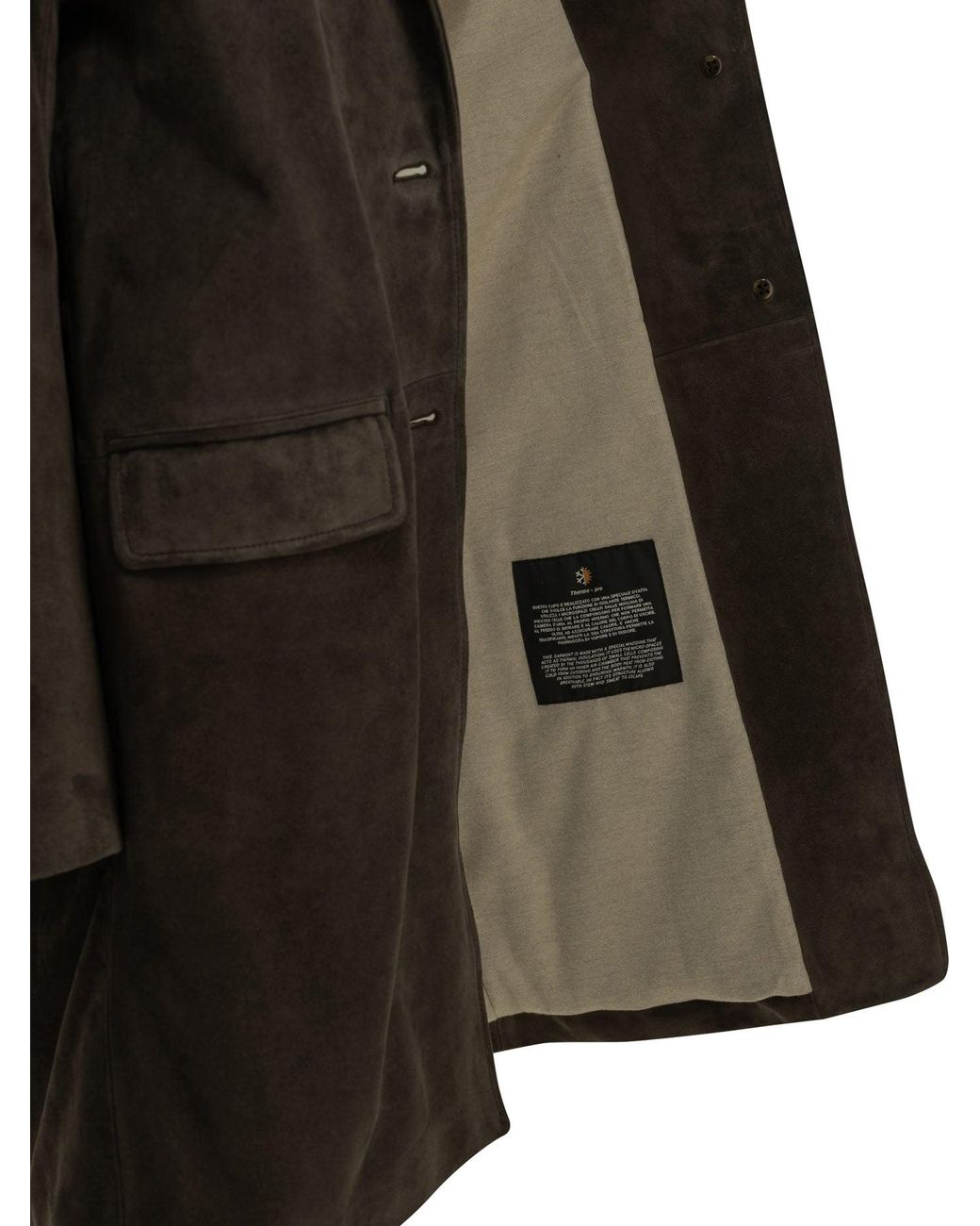 Semler Black Padded Suede Jacket