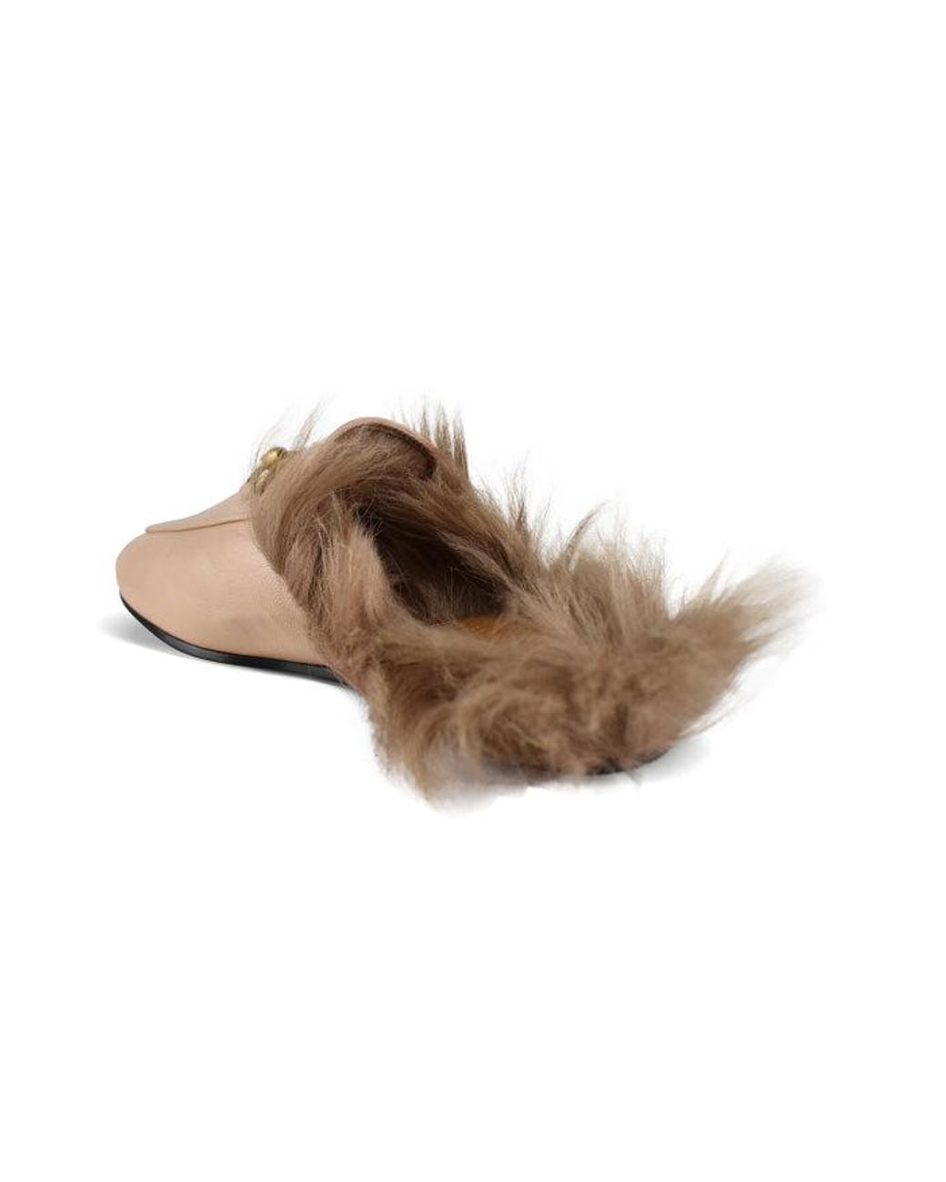 Gucci Brown Princetown Mules